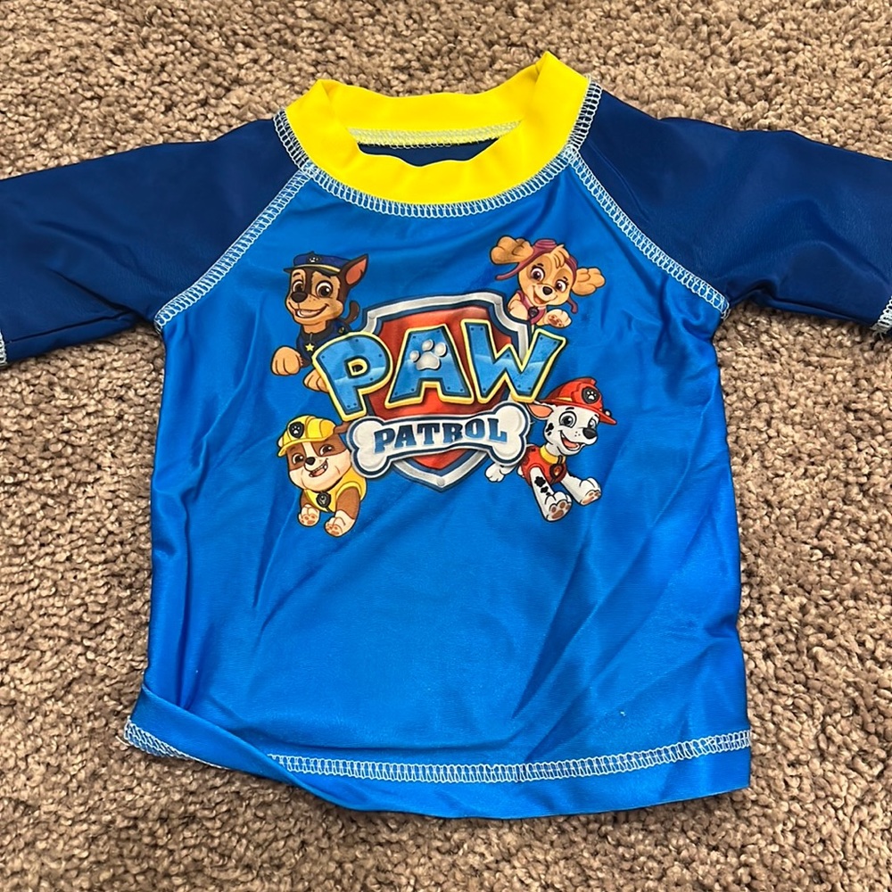 Paw patrol rash guard